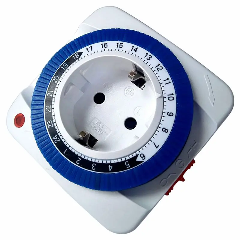 24 часа таймер розетка механический переключатель 230 В настенный защитное