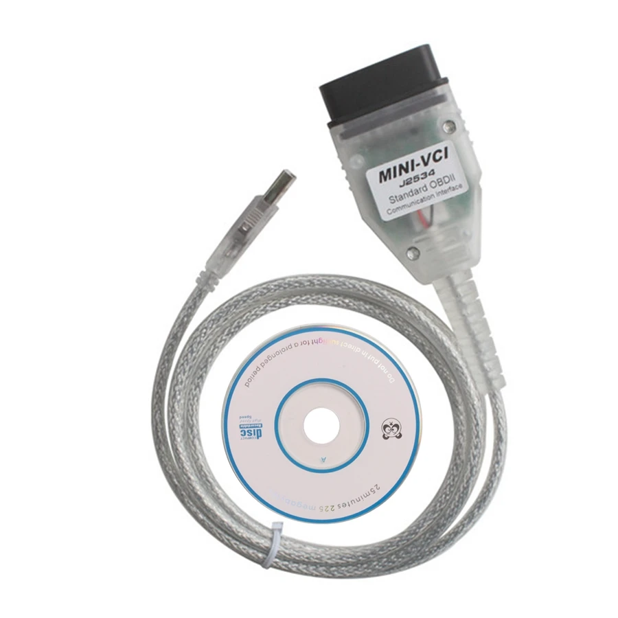 MINI VCI Real Firmware V2.0.4 Latest Version V16.00.017 For Toyota j2534 K+DCAN Supports K-Line MINI-VCI HW 2.0.4 FTDI FT232RL | Автомобили