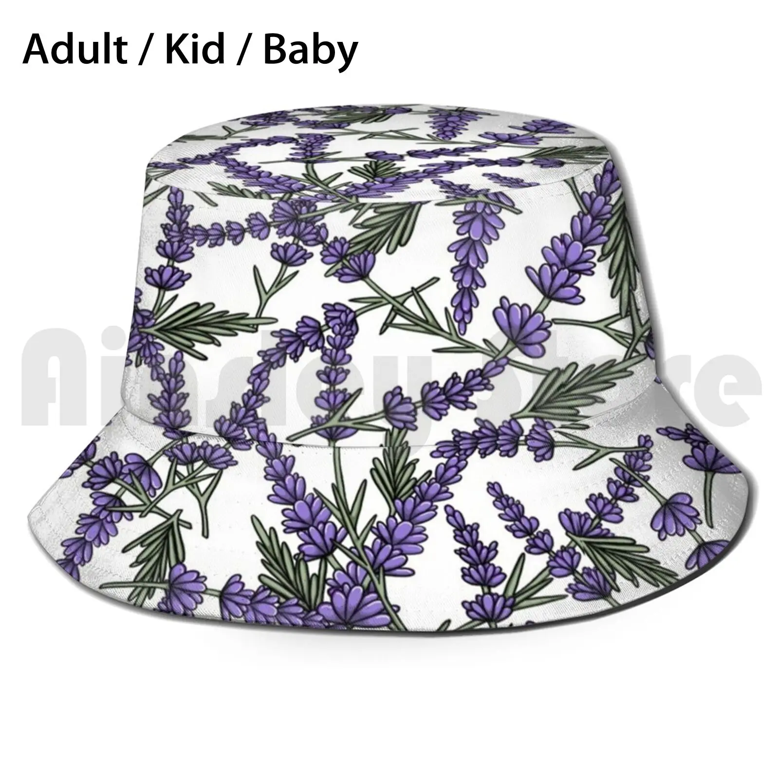 Солнцезащитная шапка с лавандовыми полями складная защита от УФ излучения