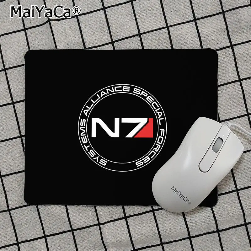 Maiya Top Quality Mass Effect N7 DIY Design Pattern Game mousepad Selling Wholesale Gaming Pad mouse | Компьютеры и офис
