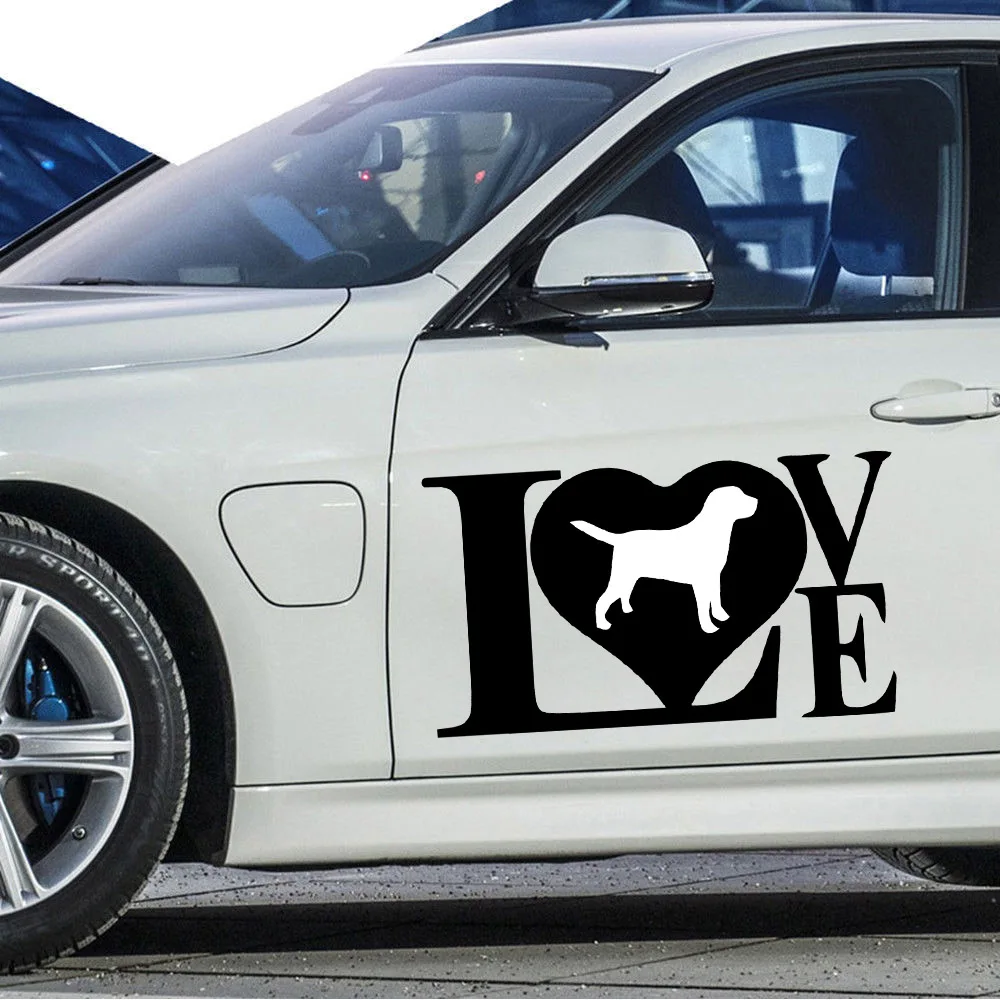 

Lovely Dog Love Car Wrap And Decals Motorcycle Car Styling Accessories
