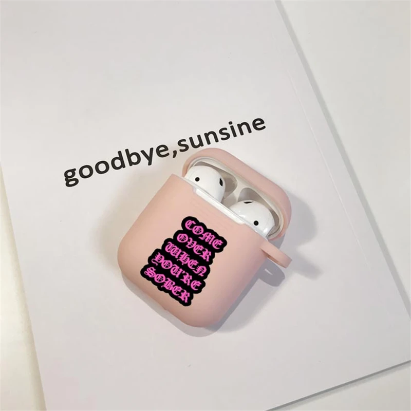 Чехол Hellboy Lil Peep Love для airpods чехол Pro Прозрачный Airpod аксессуары наушников матовый