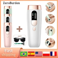 zeroburden ipl laser hair removal device permanent facial body hair trimmer epilator for women female bikini laser epilator