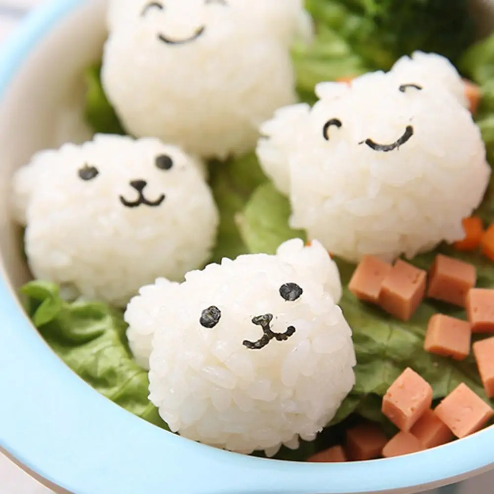 Модель медведя DIY рисовое тесто суши форма креативные забавные вечерние