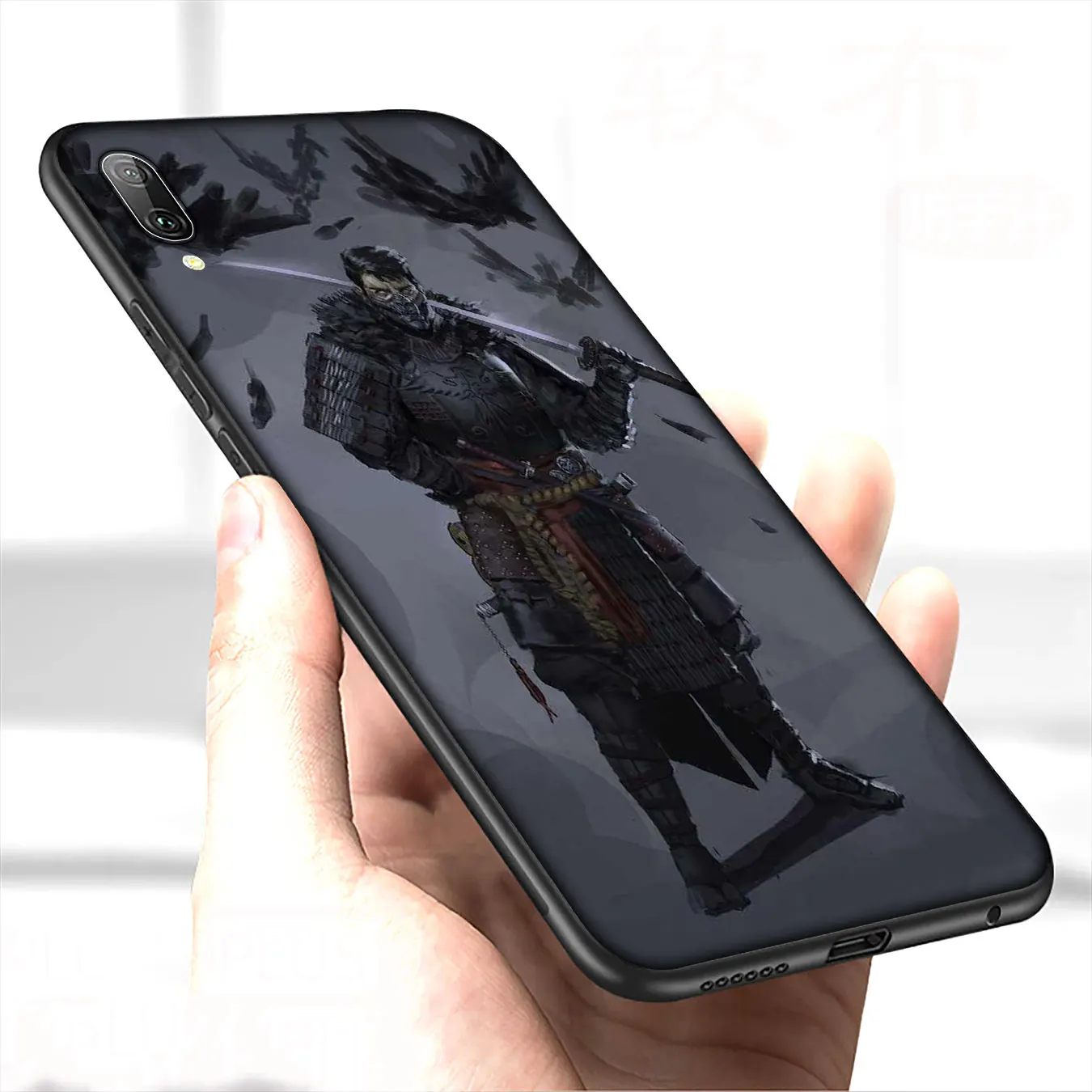 Мягкий силиконовый чехол для телефона IYICAO Samurai Warrior Japan soldier Huawei Mate 30 20 10 Pro черный