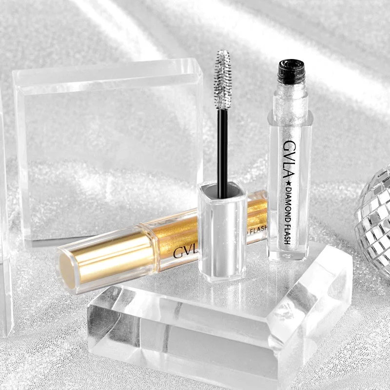 

diamond glitter mascara quick dry water drop makeup long lasting waterproof curling thick shiny eyelash mascara