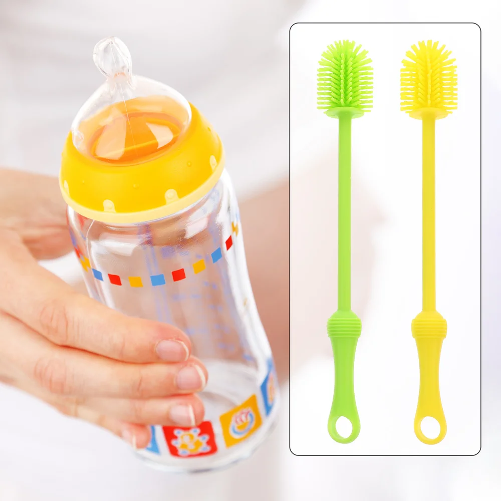 

2pcs Multipurpose Cleaning Brushes Glasses Cup Brushes Food Jar Brushes