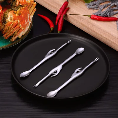 

12 шт. из нержавеющей стали игла для крабов-омаров многофункциональная игла для грецких орехов фруктовая вилка кухонный гаджет инструменты ...