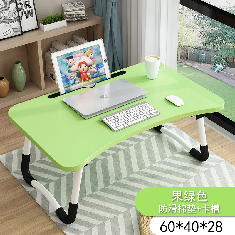 

Laptop Computer Desk Bed Can Be Folded Lazy Small Table For Bedroom With Student Dormitory Artifact