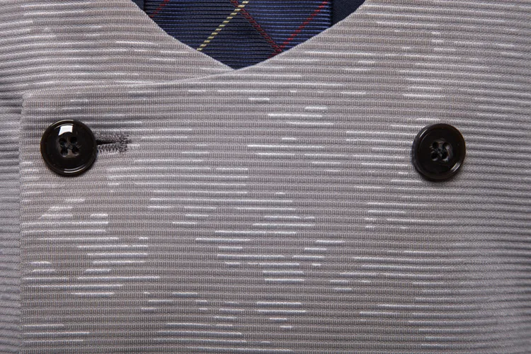 

Spring New Casual U-Neck Double-Breasted Slim-fit Shadowy Business Men's Vest Suit Vest Wedding Waistcoat Weste MJ161