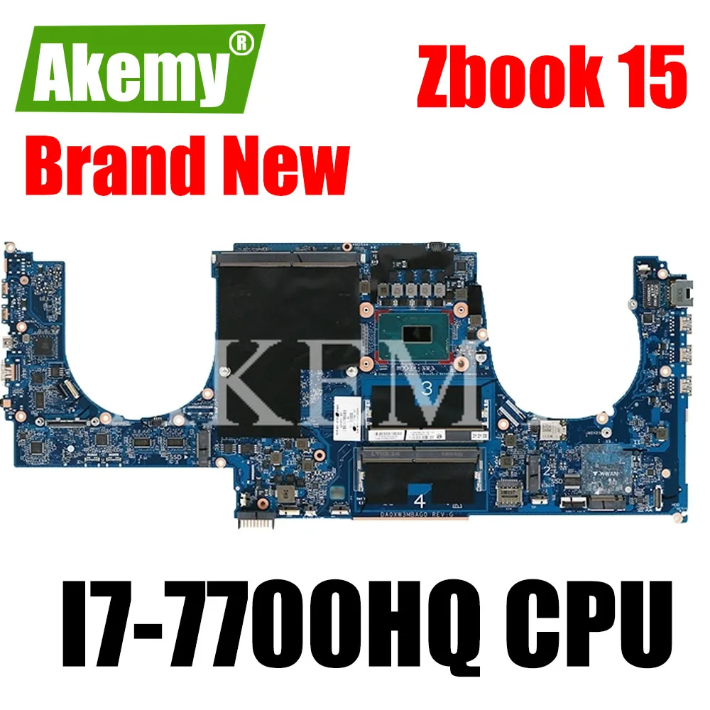 

High quality For Zbook 15 G4 Laptop motherboard 921047-601 CPW50 LA-E161P WIth SR32Q I7-7700HQ CPU 100% full Tested
