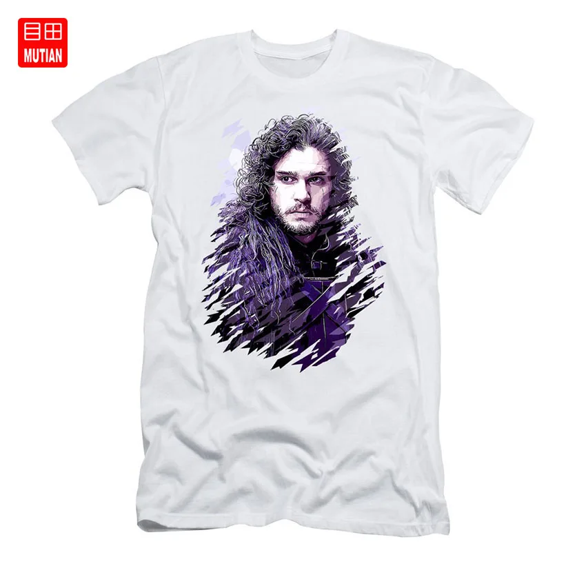 Игра престолов Джон Сноу Футболка получил daenerys targaryen emilia clarke Jon Snow kit harington king Of the