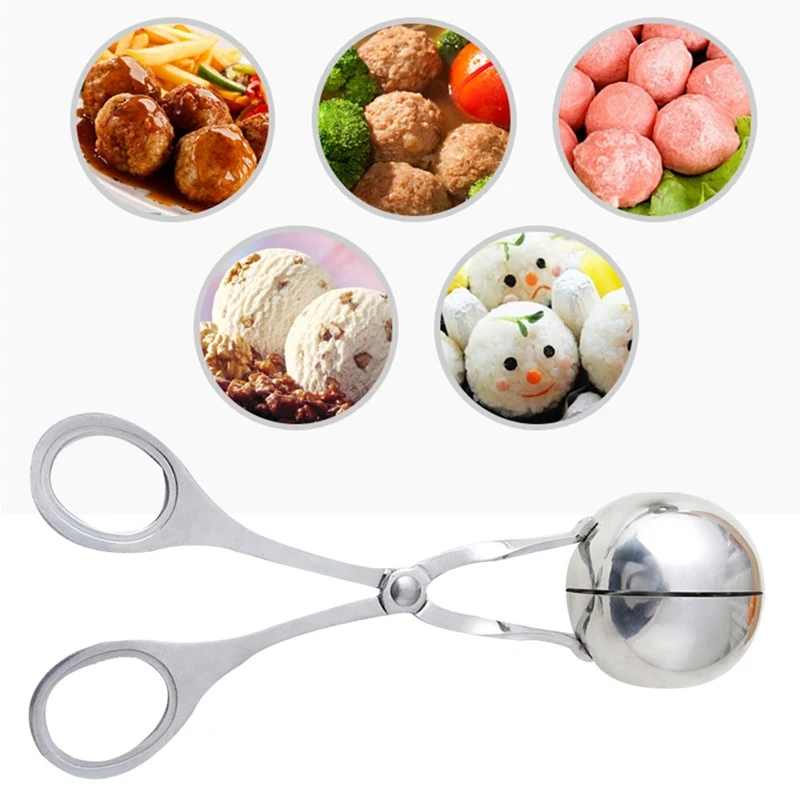 Meatball Maker press Stainless Steel kitchen tools accessories Gadgets Non Stick Fish Stuffed Meat Kitchen Cooking Mold | Дом и сад