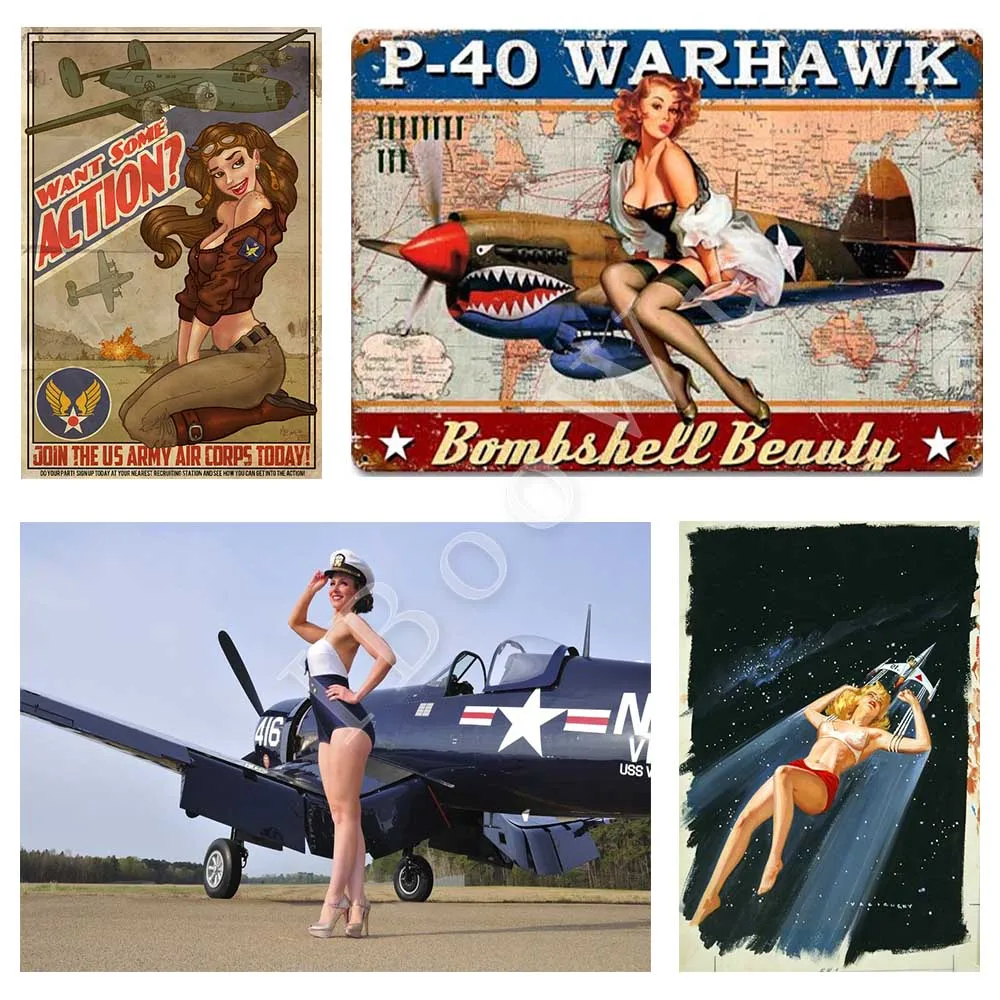 1 шт. Привлекательный красивый ретро постер металлическая жестяная тарелка