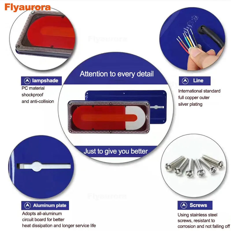 2 шт 12V/24V светодиодный задний фонарь стоп сигнал светильник хвост s Задняя