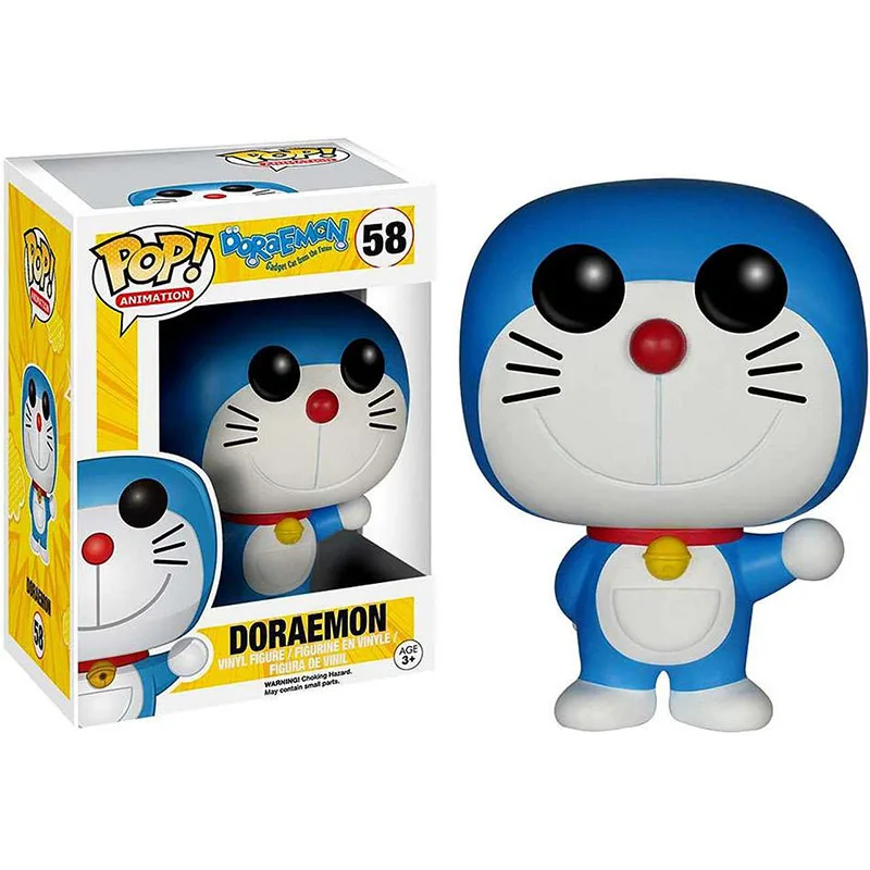 Анимационная серия виниловые фигурки игрушки Kawaii #58 Doraemon экшн Фигурки