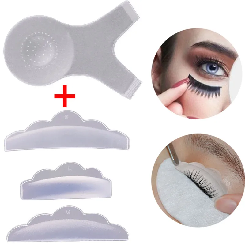 5 Pairs New Silicone durable eyelash permanent Perm Curler Curling Root Lifting False Fake Eyelash Shield Pad maquillaje patches