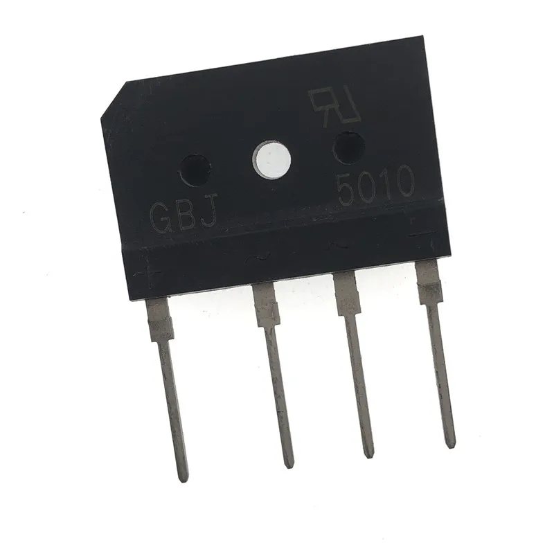 10 шт. GBJ5010 = KBJ5010 RBV5010 ZIP 4 50A 1000 в мост питания выпрямитель Бесплатная