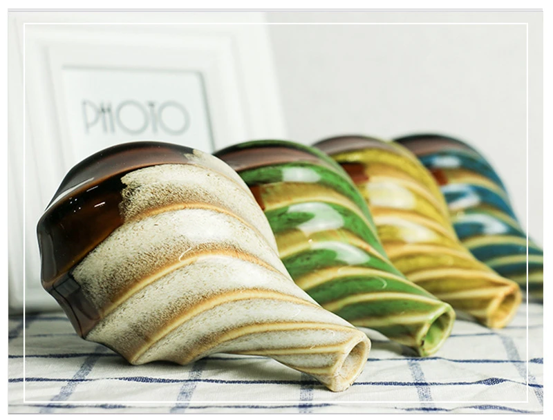 

Ceramic Crafts Vases Creative European Home Furnishings New Products Hot Sellers Spiral Bottles