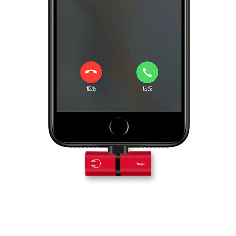Для зарядного устройства Lightning на 8-контактный Аудио двойной адаптер для iPhone 7 8 Plus X конвертер сплиттер наушников Aux кабель для iOS 10