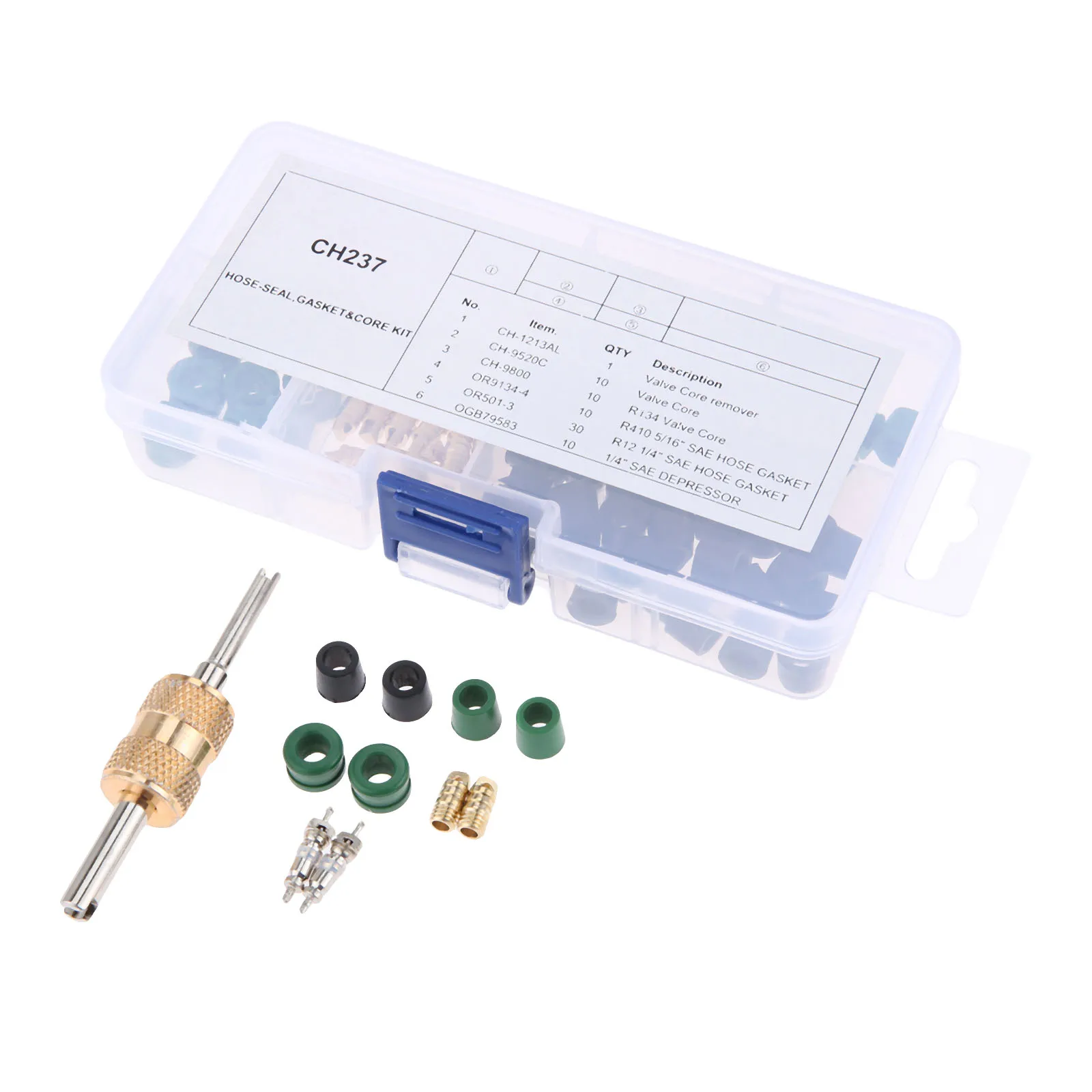 Yetaha 71 шт. комплект аксессуаров для ремонта сердечника клапана кондиционера