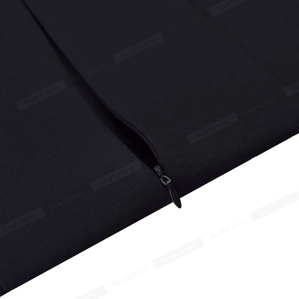 Женское винтажное облегающее платье Nice-Forever элегантное контрастное пестрое