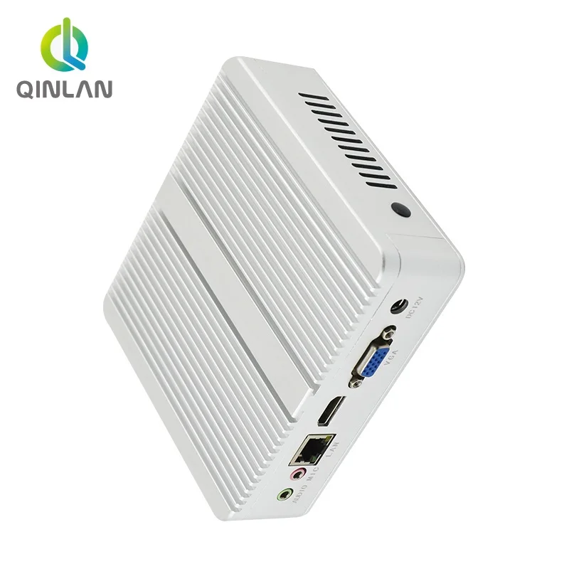 QINLAN безвентиляторная маленькая башня I3 4020Y I5 4200Y 4300Y 12*12 MINI ITX материнская плата Micro