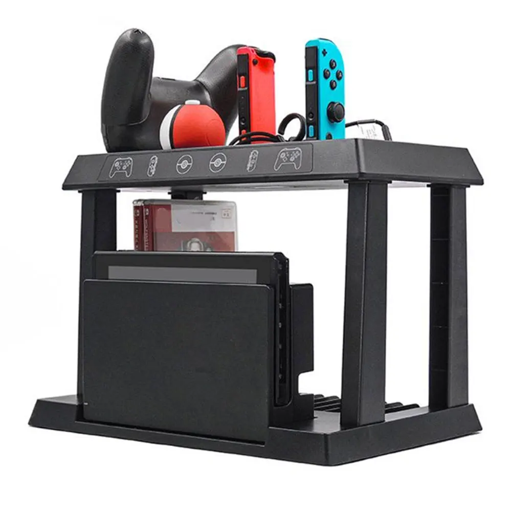 

NS Charging Dock Station Storage Charger Stand 8 Games Holder For Nitendo Nintend Nintendo Switch Nintendoswitch Accessories