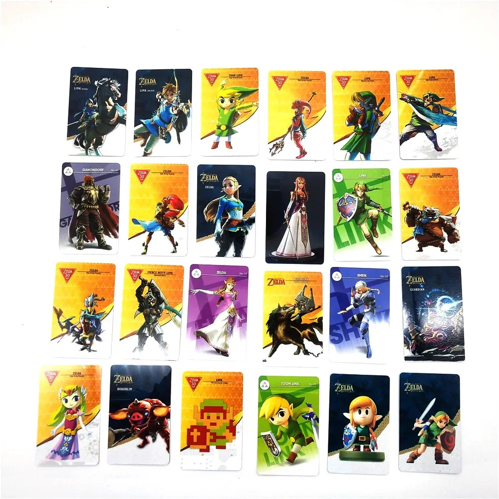 

Pkapka 24Pcs NFC Game Cards For Nintendo Switch & Wii U Zelda Give you a higher game experience