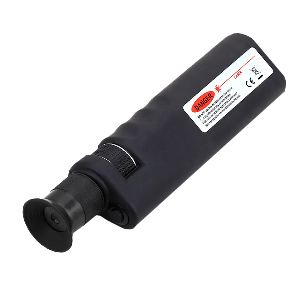

Handheld 400x Fiber Optical Inspection Microscope with 2.5mm Adapter Adapter for ST FC SC Connector LED Illumination Hot