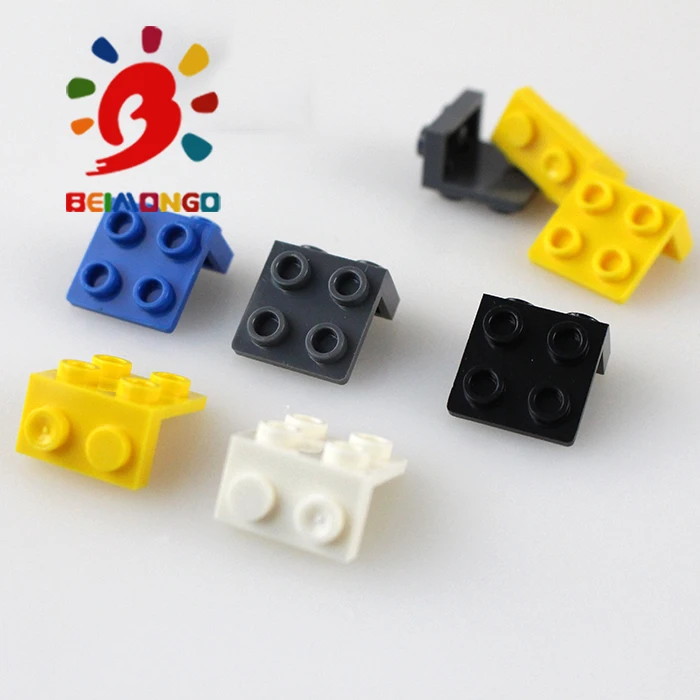 Бесплатная доставка! BEIMONGO строительные блоки угловая пластина 1x2/2x2 100 шт