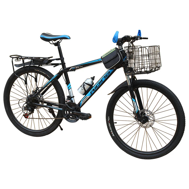 melhor 20/22/24/26 Polegada Mountain Bike Mtb Bikle Aço Carbono Alto Ultra-leve Dobrável Bicicleta Para O Estudante Homem E Mulher Adulto