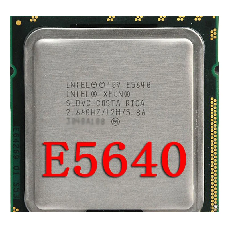 Материнская плата HUANANZHI X58 LGA1366 с процессором Intel Xeon E5640 2 66 ГГц ОЗУ 16 Гб (2*8 ГБ) RECC