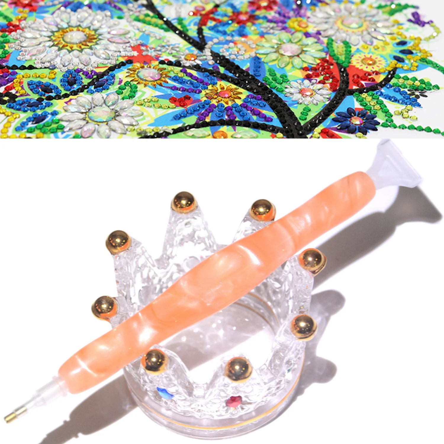 5D алмазная ручка для рисования ручной работы из смолы набор стилусов инструмент