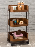wooden beauty trolley special high end multifunctional trolley storage beauty trolley