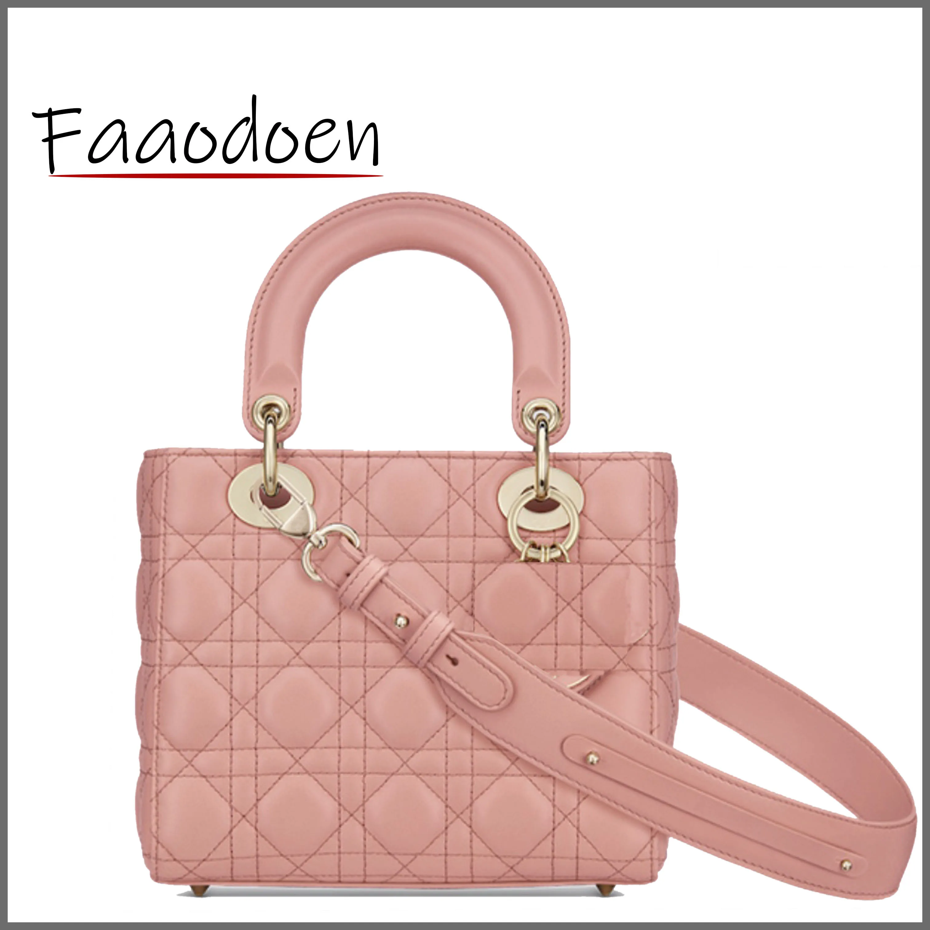 

Fashion Diana Bag Luxury Ladies Handbag Women Crossbody Heart-shaped Stitched Bag High Quality Embroidered Shopping Bag