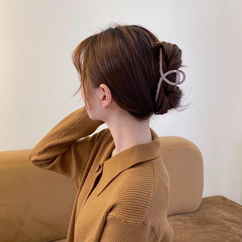 Заколка для волос с изысканным захватом головной убор заколка Южная Корея