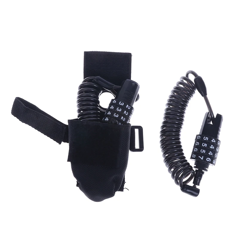 Велосипедный шлем Проволочная веревка кодовый замок портативный для