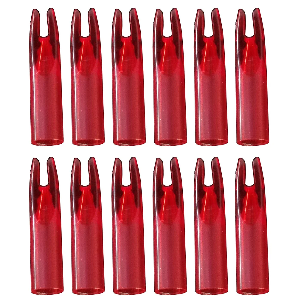 Стрелы для стрельбы из красного пластика 100 шт. стержня углеродного