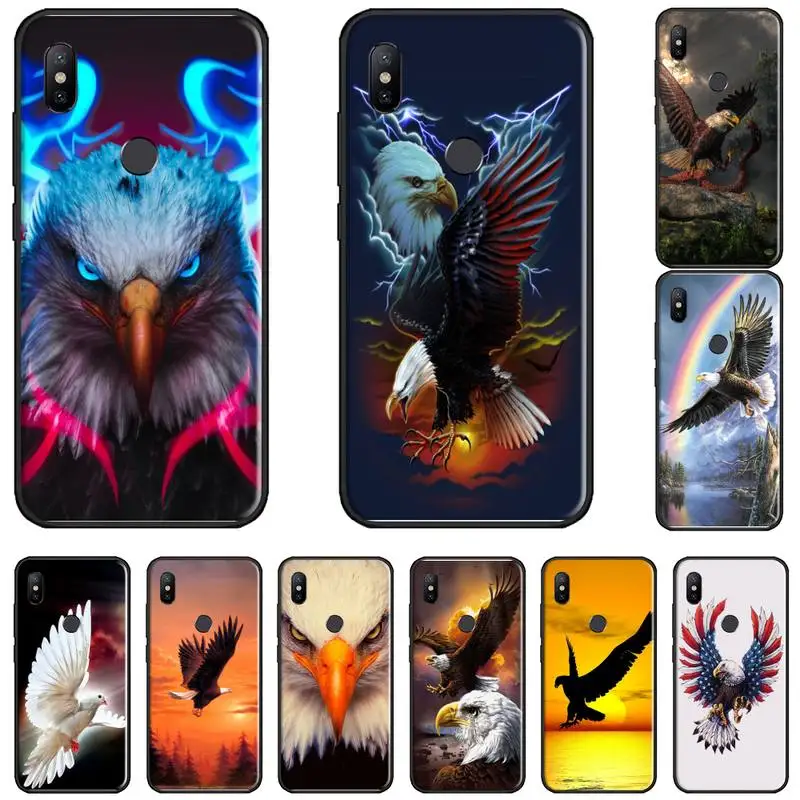 Eagle Cool мягкий чехол для телефона Xiaomi Mi A1 A2 5 6 6PLUS 8 9 SE Lite MIX 2 2S MAX 3 Pocophone F1|Бамперы| |
