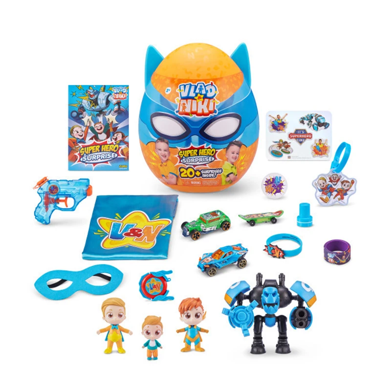 Zuru 11701 Siêu Anh Hùng Bất Ngờ Trứng Chất Nhờn Vlad Và Niki Đồ Chơi Khủng Long Mẫu 20 + Tặng Bất Ngờ Bộ Cho Bé Trai Trẻ Em đồ Chơi Bộ Anime Robot