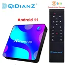 ТВ-приставка DQiDianZ X88 PRO 10, Android 11, 4 Гб, 32 ГБ, 64 ГБ, 128 ГБ, Rockchip RK3318, 4K, поддержка Google Store, Youtube
