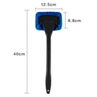 Защита от солнца на заднее стекло авто стеклоочиститель инструмент для чистки Салфетки Из Микрофибры автомобильное очищающее средство щетка со съемной ручкой Авто внутри Стекло стеклоочистителя TRYC889