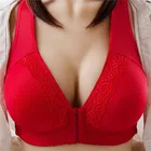 Женский тонкий бюстгальтер с передней пряжкой, удобный тонкий бюстгальтер без косточек, тонкое нижнее белье