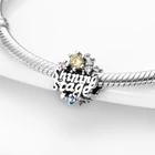 Оригинальное Серебряное ожерелье-браслет Пандора, женские бусины в английском стиле, модные ювелирные украшения сделай сам с подвеской, новинка 2021, Лидер продаж