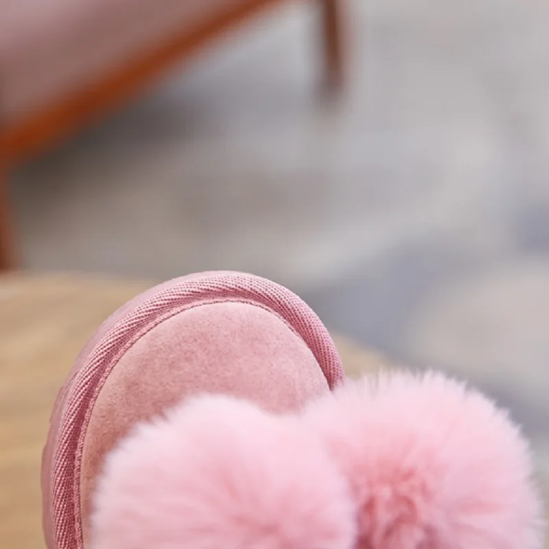 Зимние ботинки для девочек 2020 модные зимние детские маленьких и больших детей