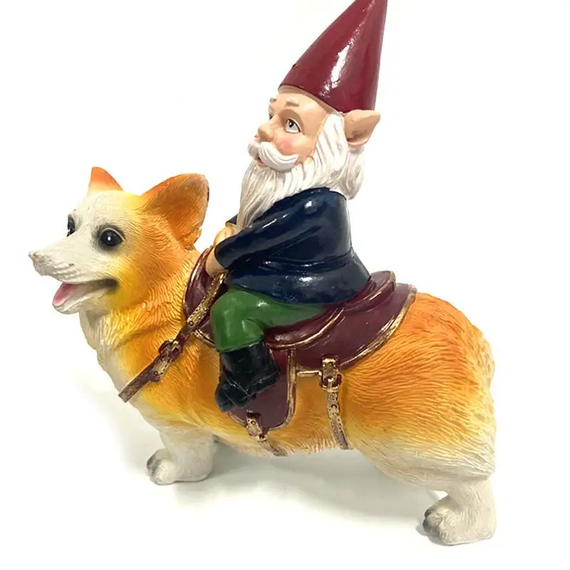 

Funny Resin Garden Gnome Statue Hand-painted Naughty Dwarfs Figurines Home Lovely Crafts Garden Decoration For Birthday Gifts
