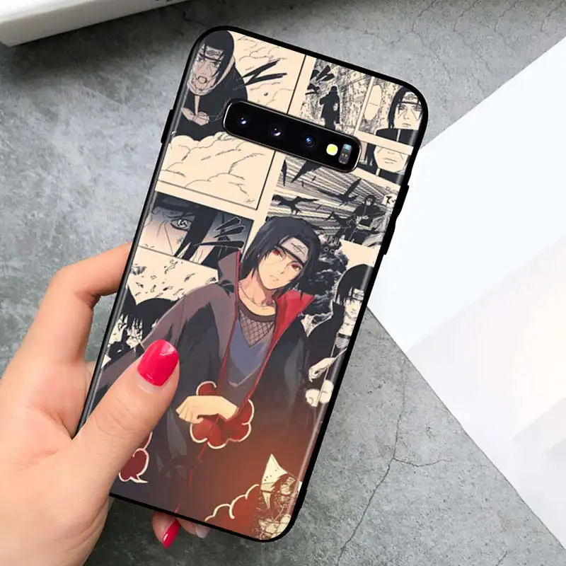 

Cartoon Manga Japanese for Samsung Galaxy S21 Ultra Plus Note 20 10 9 8 S10 S9 S8 S7 S6 Edge Plus Black Phone Case