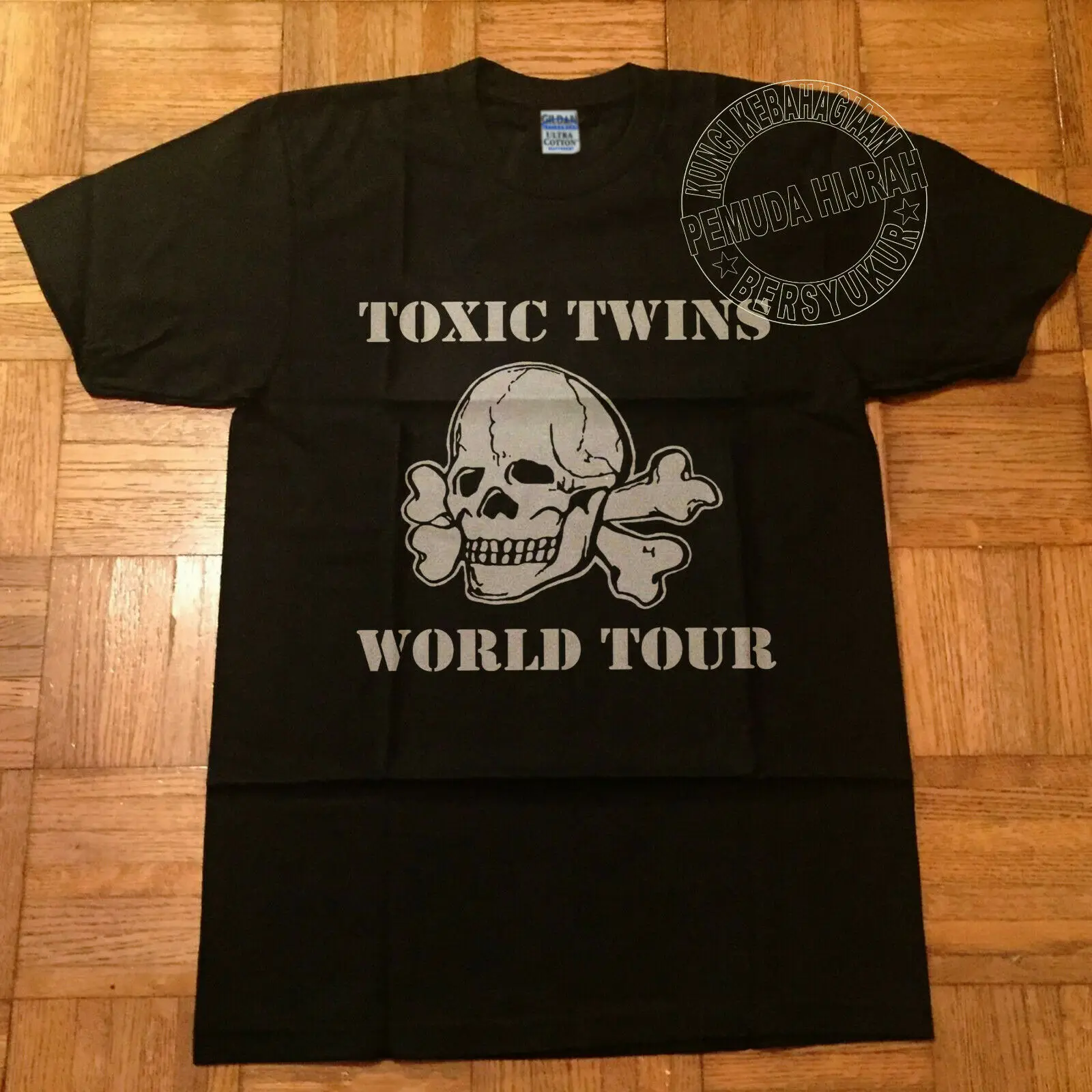 Винтажная Футболка Aerosmith Toxic Twins Tour 80Sharajuku уличная футболка Menreprint S 2Xl|Мужские