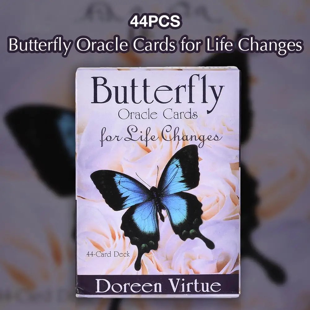Карты Таро с изображением бабочки и оракула настольные игры на - Цена: 472.51